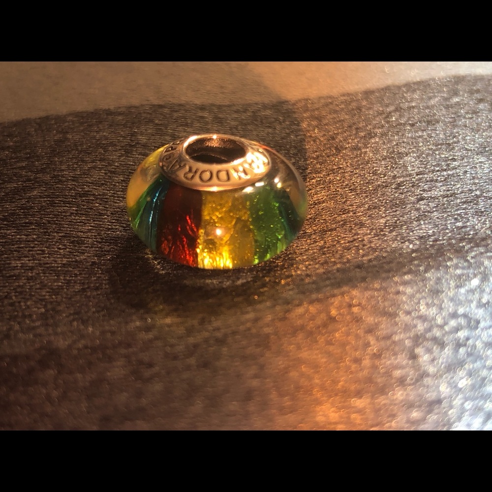 Multicolor Pandora Murano💛💙❤️